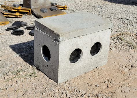 septic system concrete distribution box|6 outlet distribution box septic.